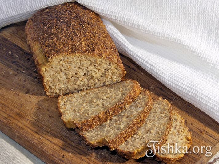 отрубной хлеб без муки диета Дюкана рецепт с фото