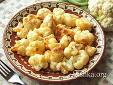 Цветная капуста с яйцами. Пошаговый фоторецепт.