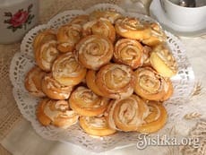 Творожное печенье "Розочки". Пошаговый фоторецепт.