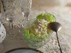 Салат с курицей и ананасами. Пошаговый фоторецепт.