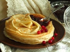 Блины на молоке тонкие  (базовый рецепт). Пошаговый фоторецепт.