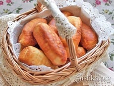 Жареные пирожки с картошкой(постные). Пошаговый фоторецепт.
