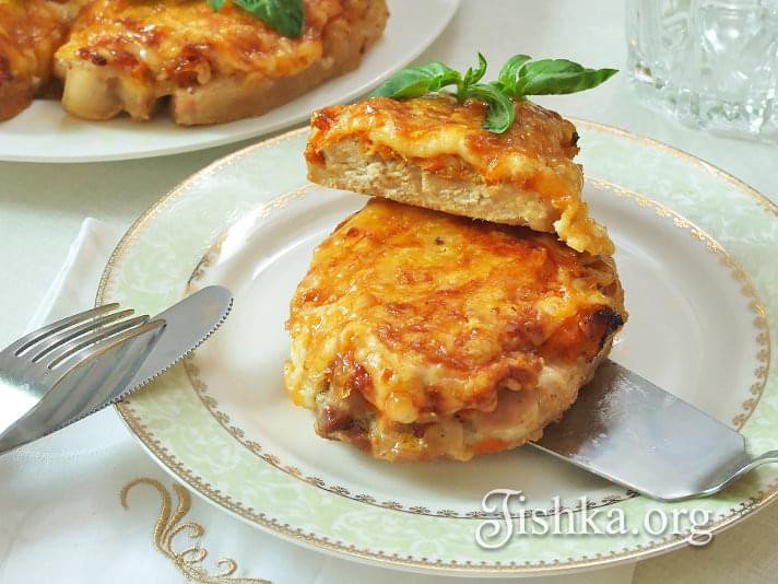 Свинина под морковью и сыром. Пошаговый фоторецепт.