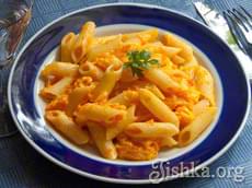 Макароны с тыквой и сыром. Пошаговый фоторецепт.