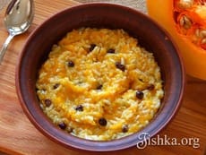Тыквенная каша с рисом. Пошаговый фоторецепт.