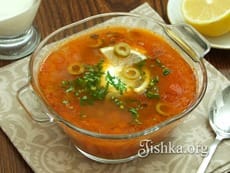 Солянка сборная мясная. Пошаговый фоторецепт.