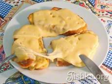 Гренки с сыром. Пошаговый фоторецепт.