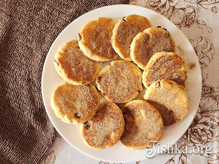 Уэльское печенье на сковороде