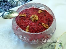 Салат из свеклы с черносливом. Пошаговый фоторецепт.