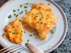 Мясо по-французски из курицы. Пошаговый фоторецепт.