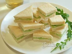 Английские сэндвичи с огурцом. Пошаговый фоторецепт.