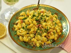 Салат из макарон (американская кухня). Пошаговый фоторецепт.