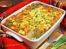 Картофельная запеканка с фаршем. Пошаговый фоторецепт.