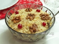 Салат с жареными грибами и курицей. Пошаговый фоторецепт.
