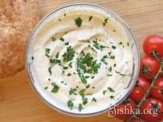 Сметанный соус с тахини. Пошаговый фоторецепт.