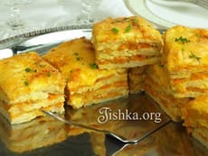 Трехслойная мясная запеканка из цельного филе. Пошаговый фоторецепт.